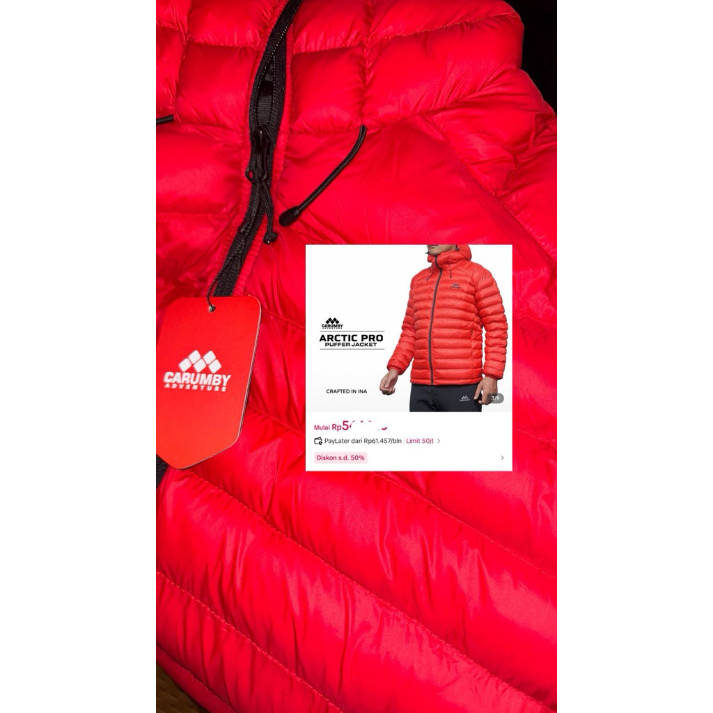 jaket puffer carumby second