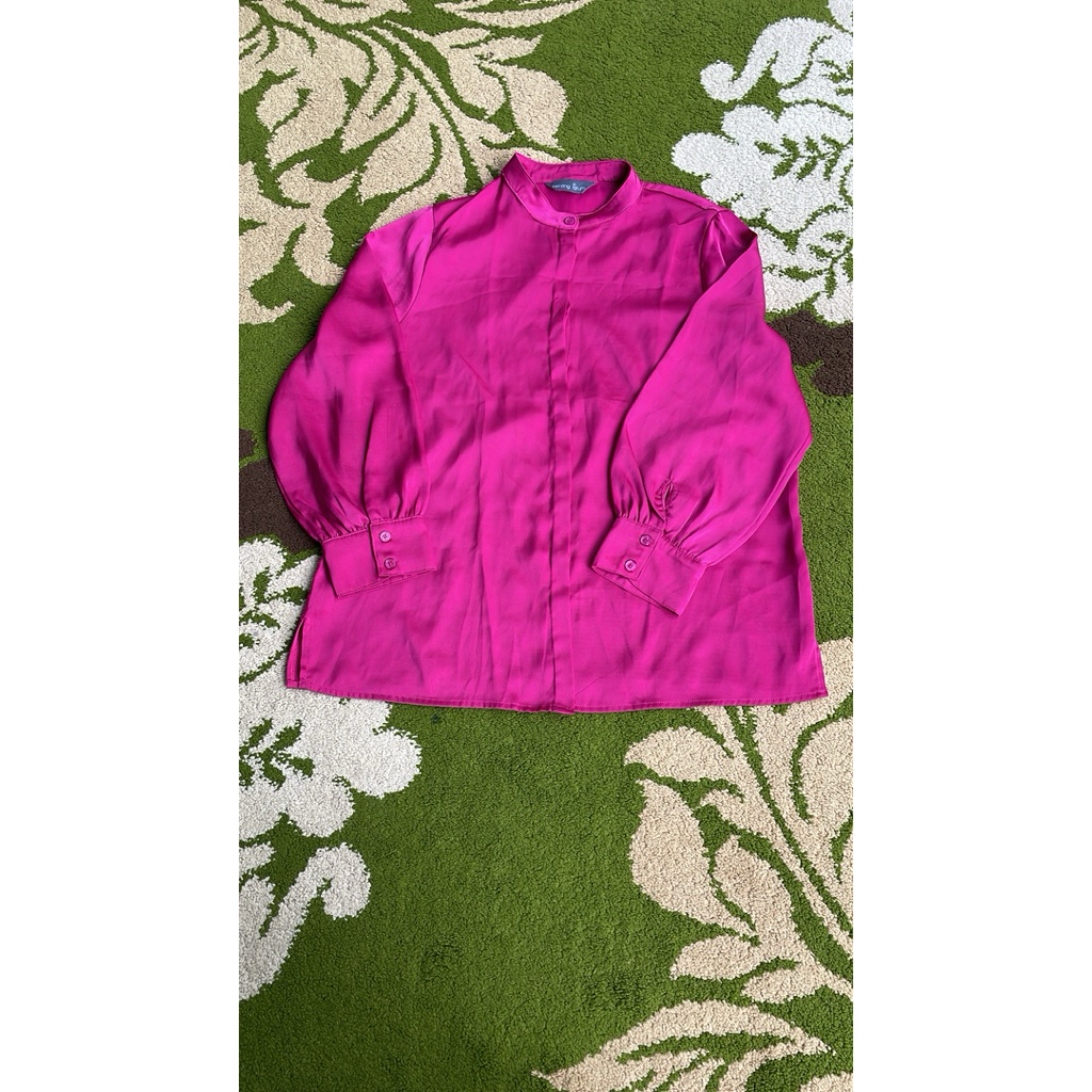 blosue atasan benang jarum buttonscarves