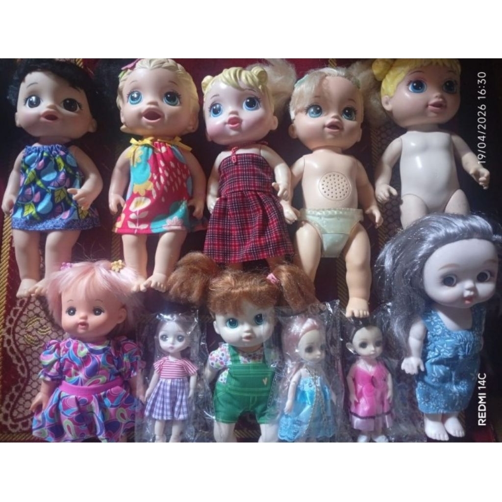boneka baby alive preloved