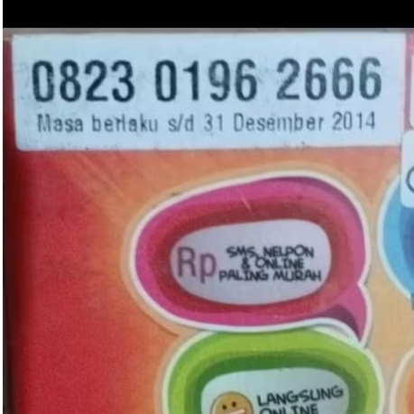 nomor cantik Telkomsel Kartu as jadul 666