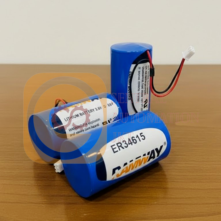 Battery Baterai Lithium Ramway PLC ER34615 3.6V D 19Ah Cable Plug