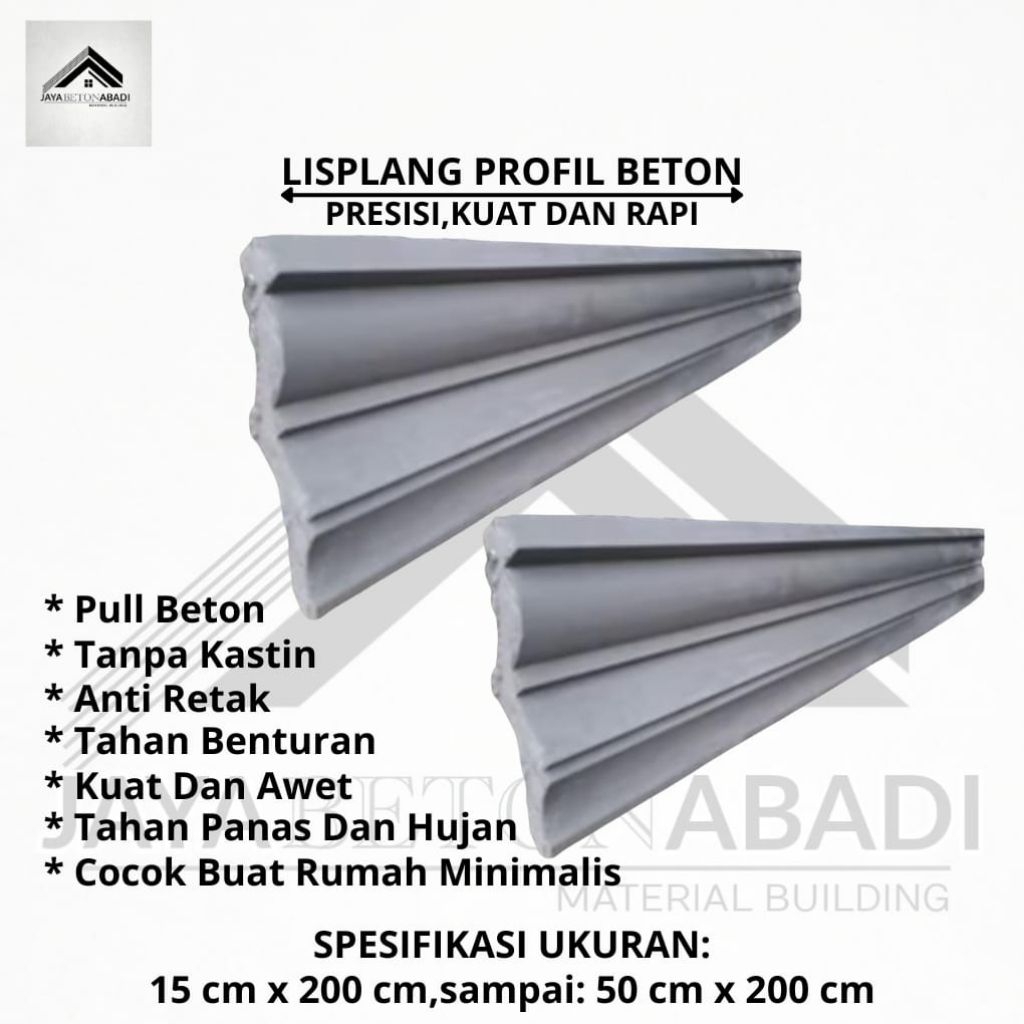 JAYA BETON ABADI,LIS PLANG PROFIL BETON,LIS BETON, LIS PROFIL, Profilan Pull  Beton