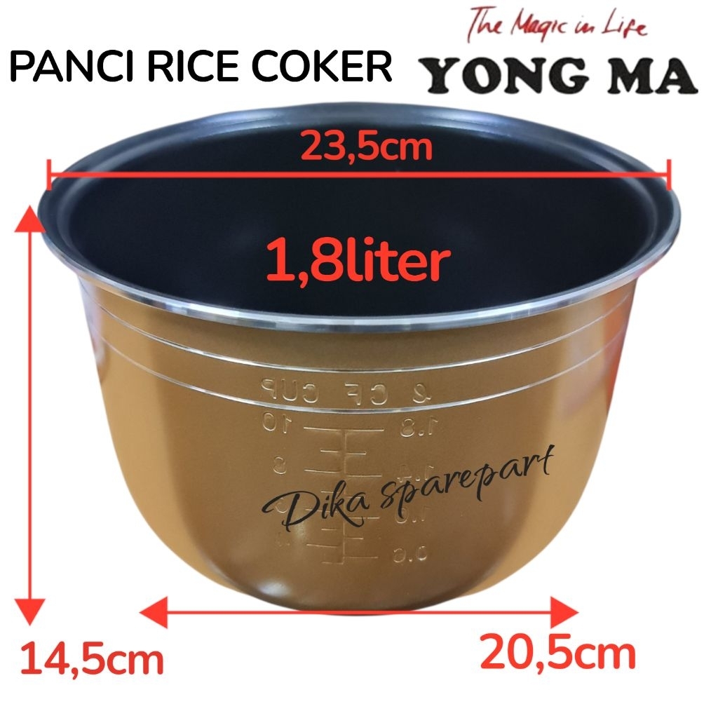 panci rice cooker yong ma 1,8liter