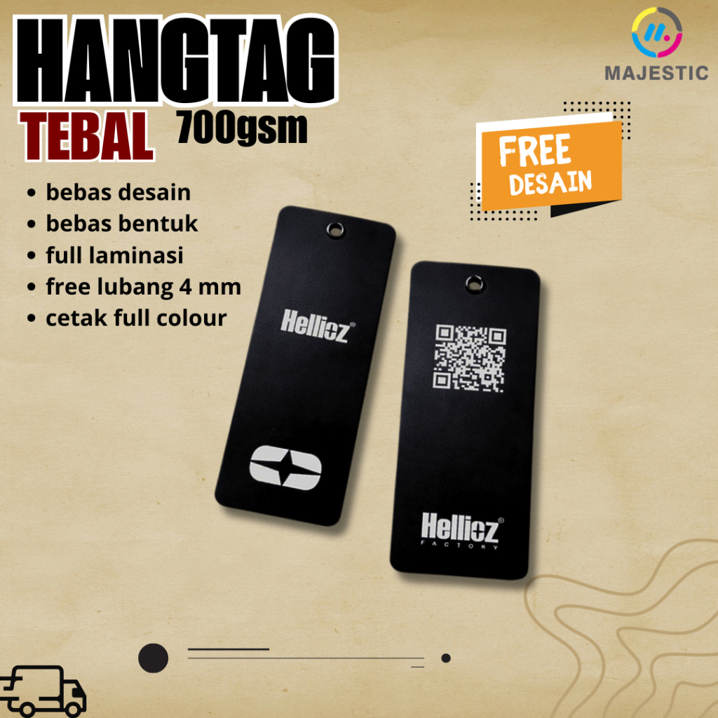 hang tag tebal 700 gsm custom label tag baju aksesoris fashin