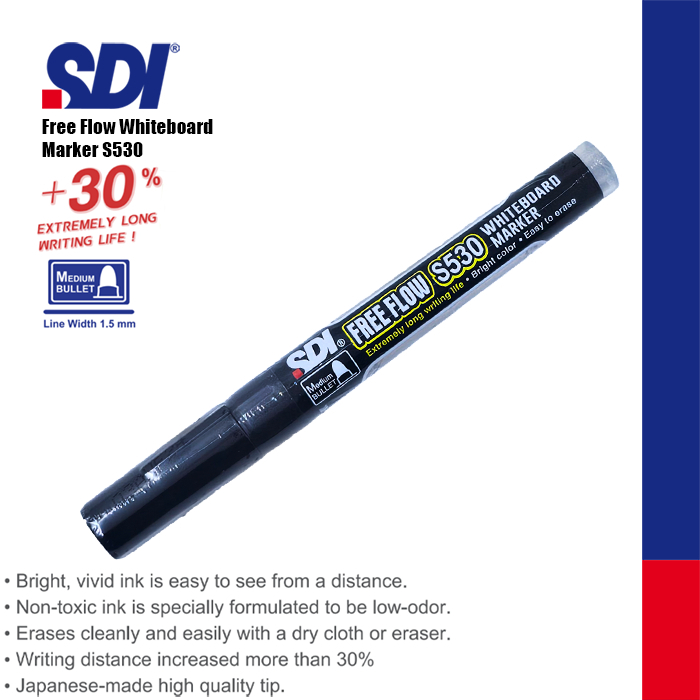 SDI Spidol Whiteboard Marker S530