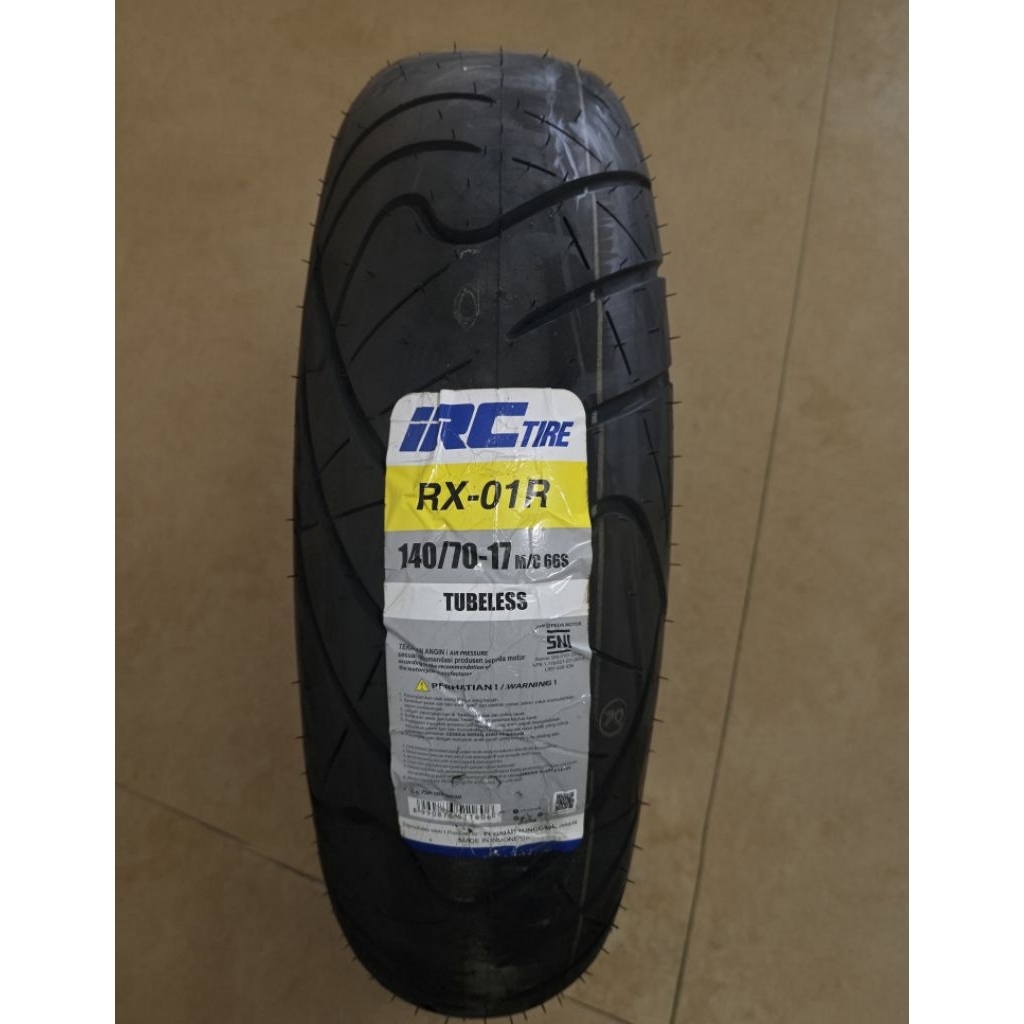 IRC 140/70-17 RX 01R TUBLESS