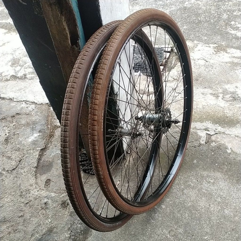 set roda sepeda onthel tua torpedo ,36/36