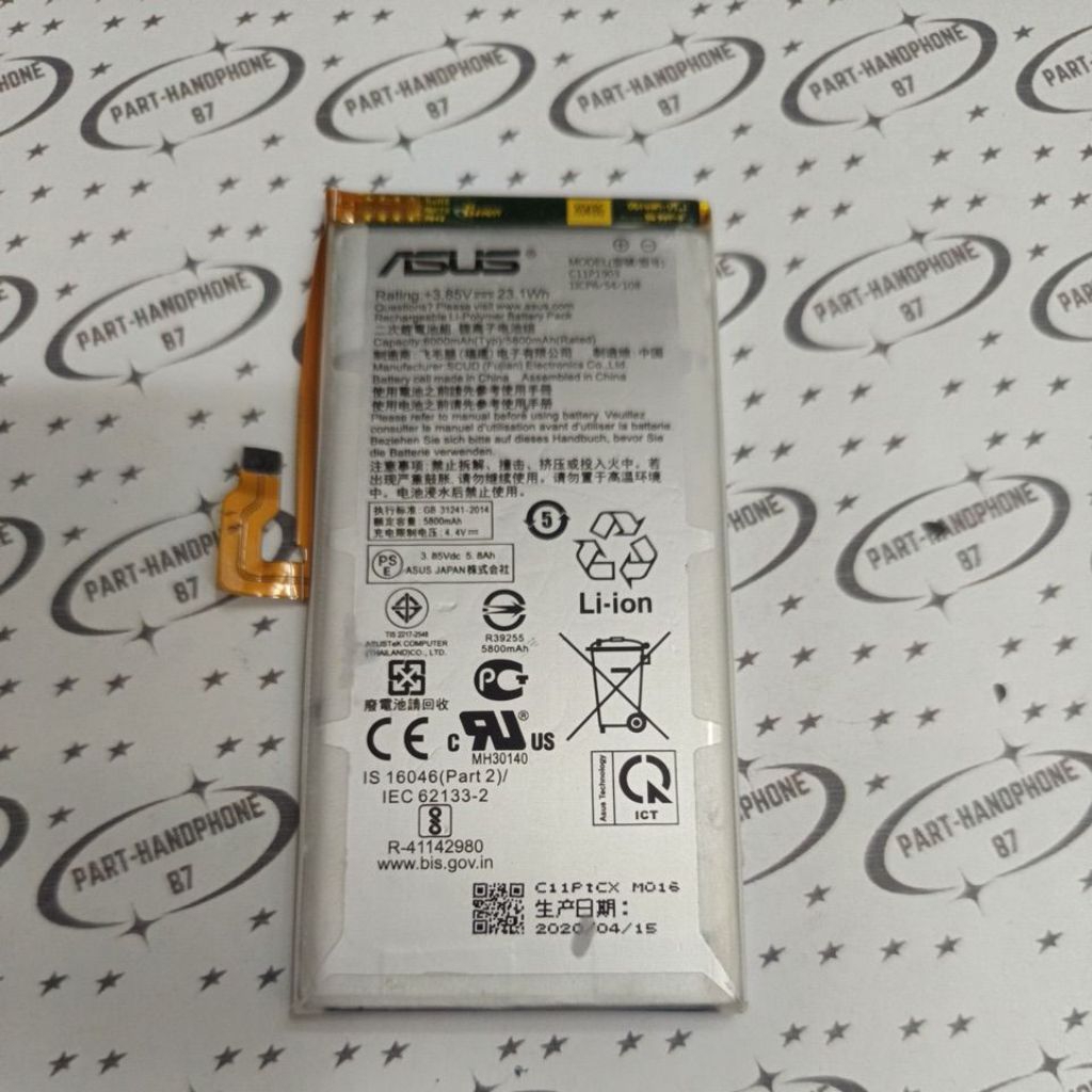 Baterai Batre Battery asus zendone rog phone 3 C11P1903 asli original