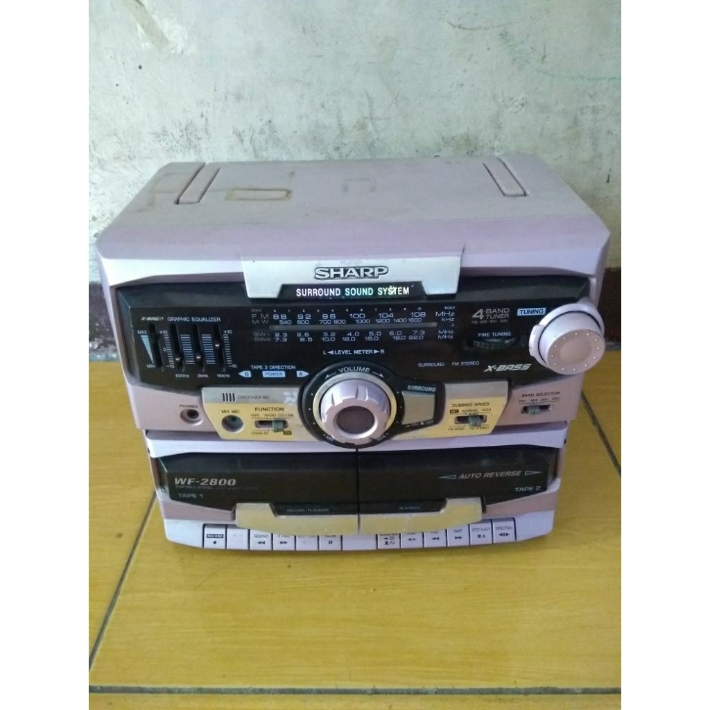 TAPE COMPO SHARP SIMBA WF 2800 HEAD ONLY MINUS