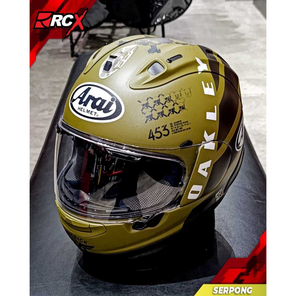 Helm Arai RX7X Maverick Oakley Helmet Original Second Bekas 2ND RCX