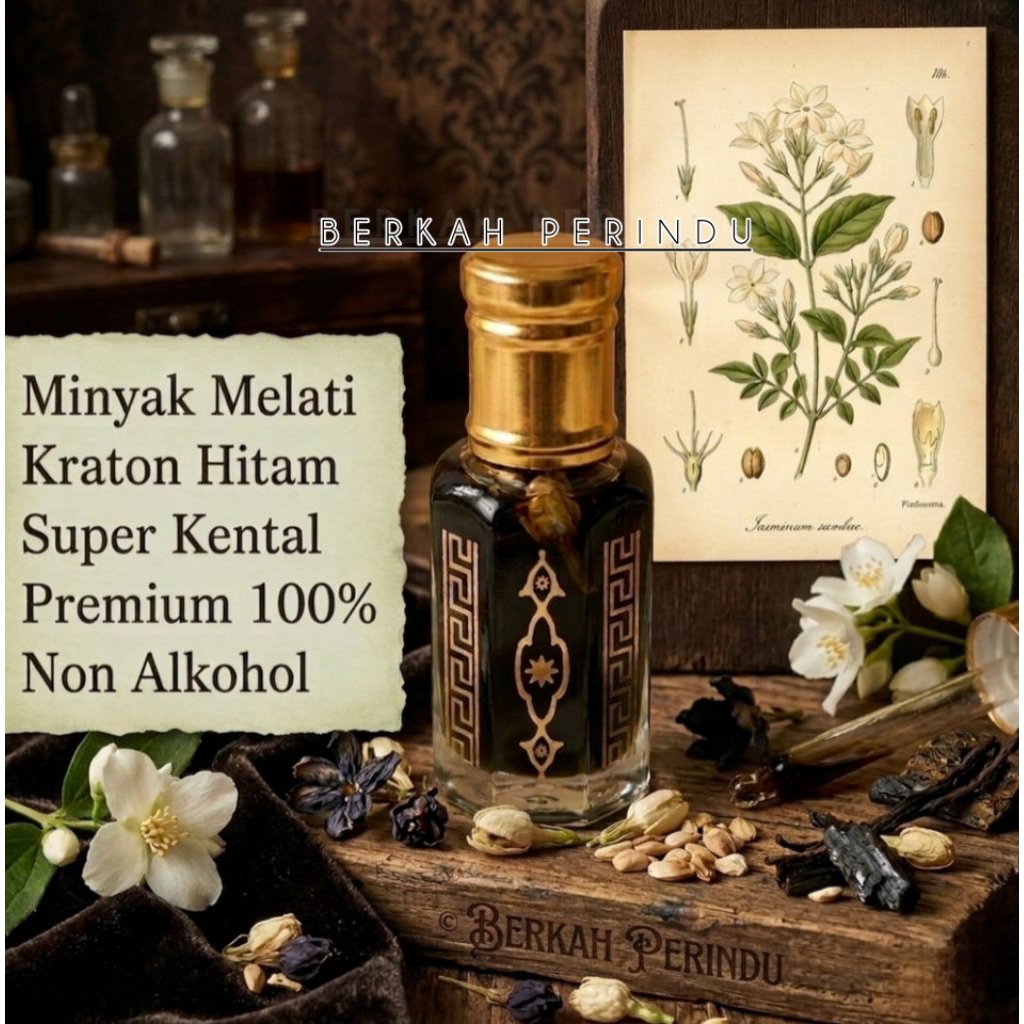 Minyak Wangi Melati Hitam Super Kental 12ml Stik Premium