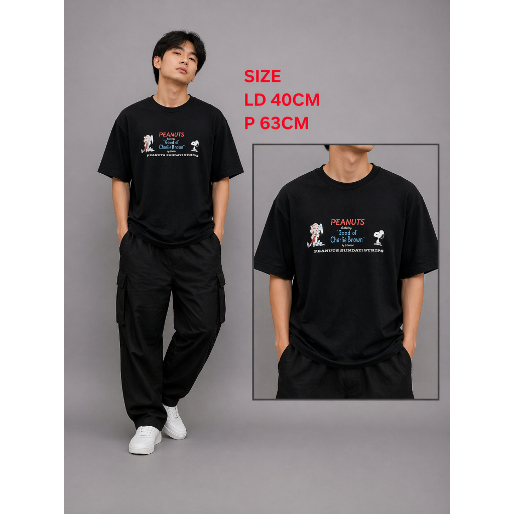 Kaos Uniqlo Peanuts