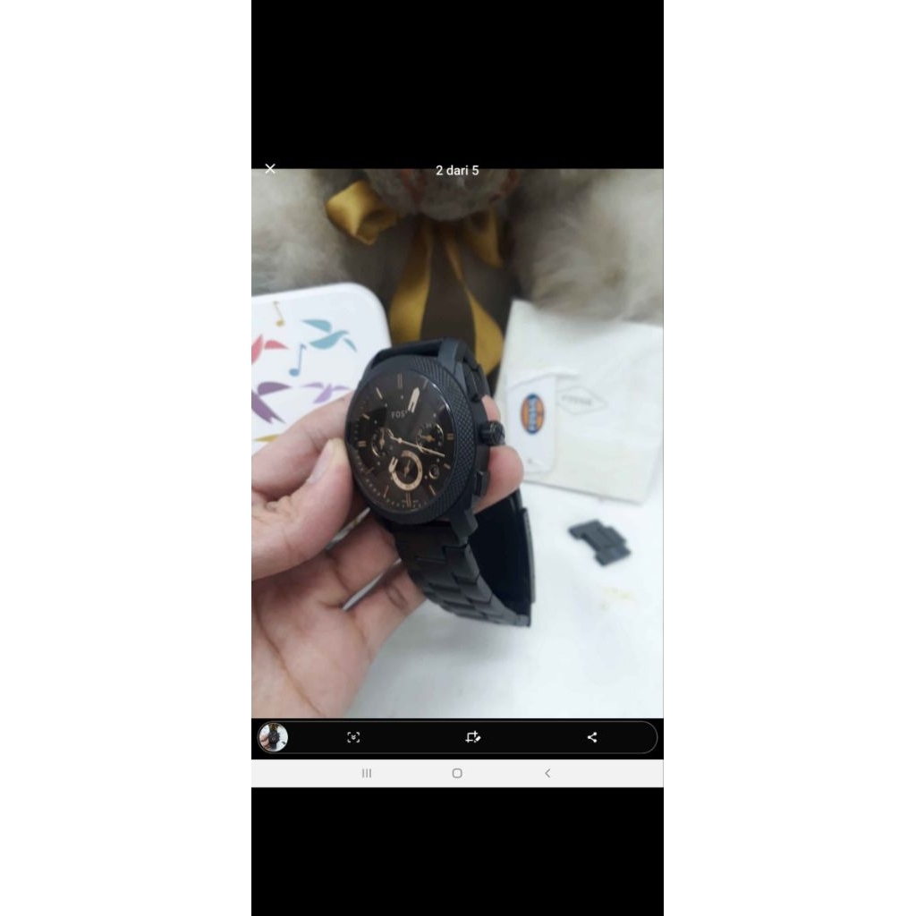 Jam Tangan Fossil Machine Fs4682 Chronograph Bekas Murah