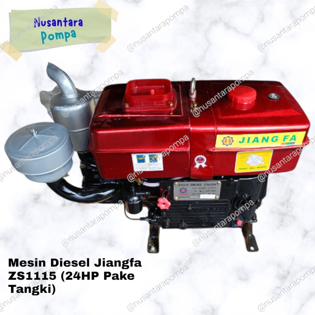 Mesin Diesel Jiangfa ZS1115 (24HP Pakai Tangki)