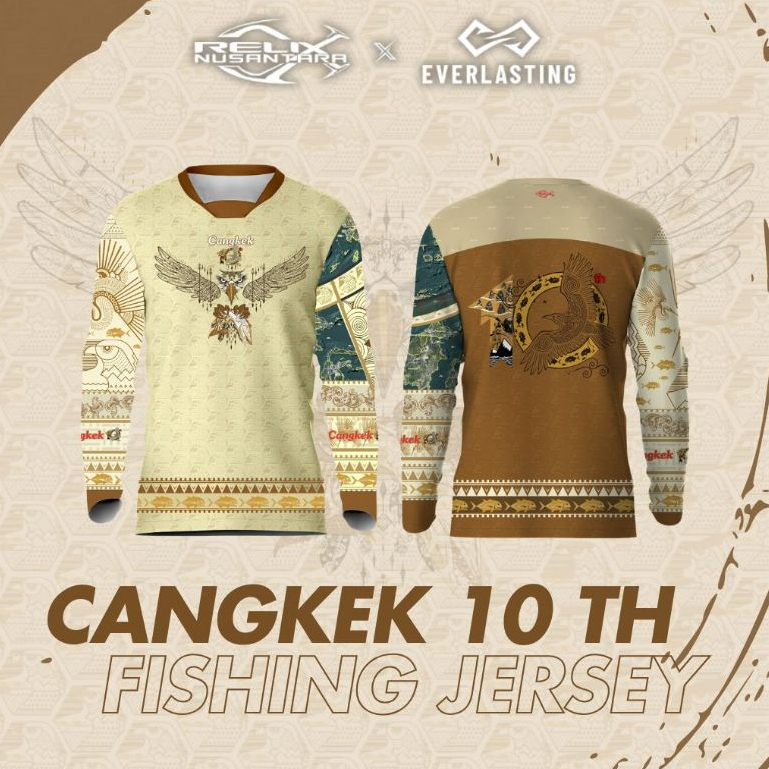 Jersey Mancing Pria Wanita Cangkek 10th Relix Nusantara Dry Fit