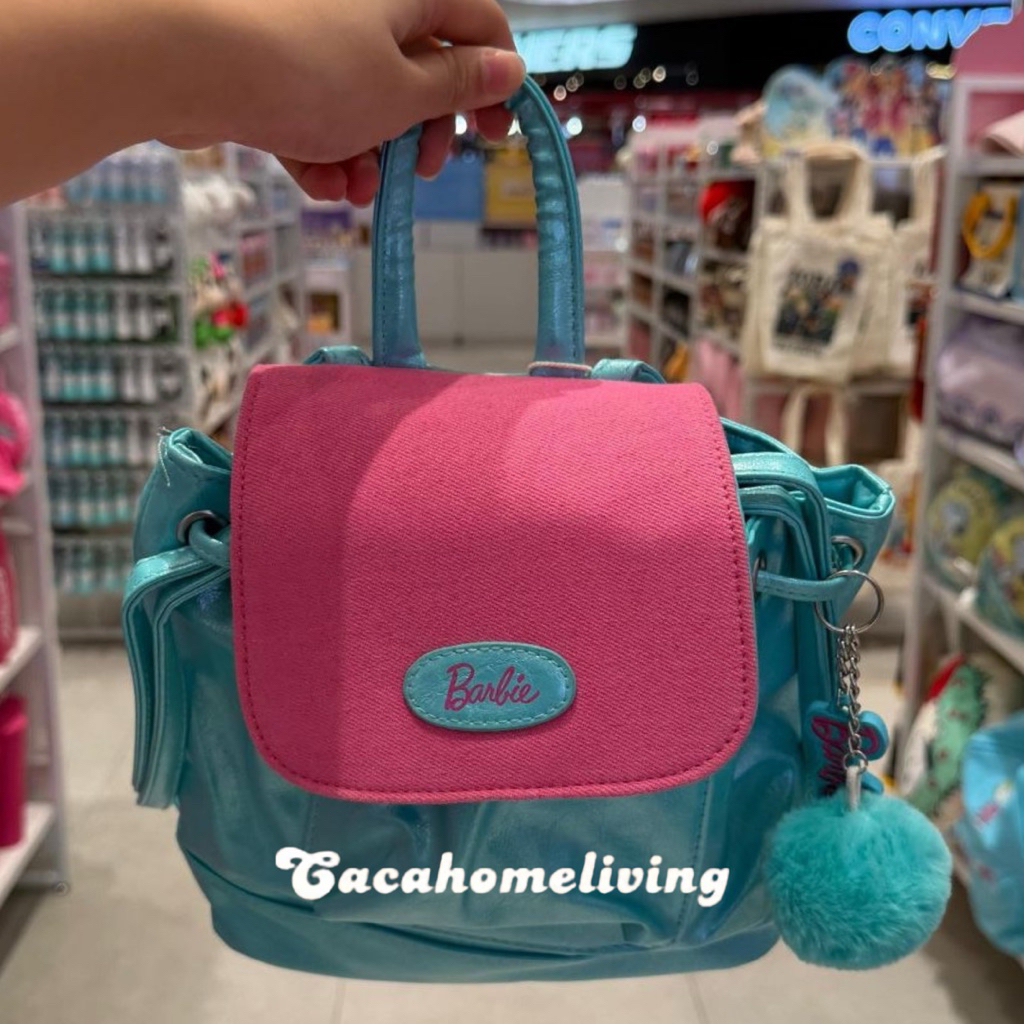 Miniso x Barbie - Tas Ransel Serut  / Backpack Barbie Shining 65th Collection