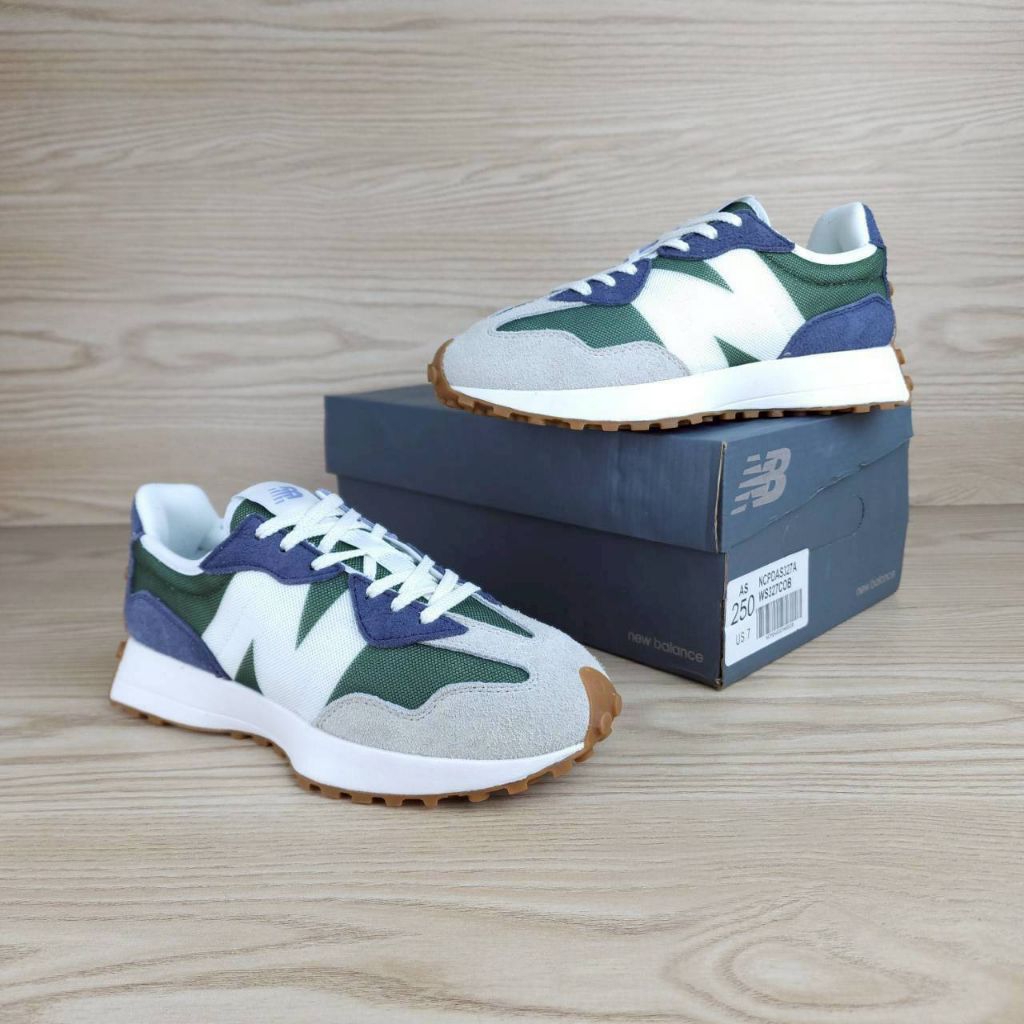 Sepatu Unisex NB 327 Oak Leaf Green Mystic Purple