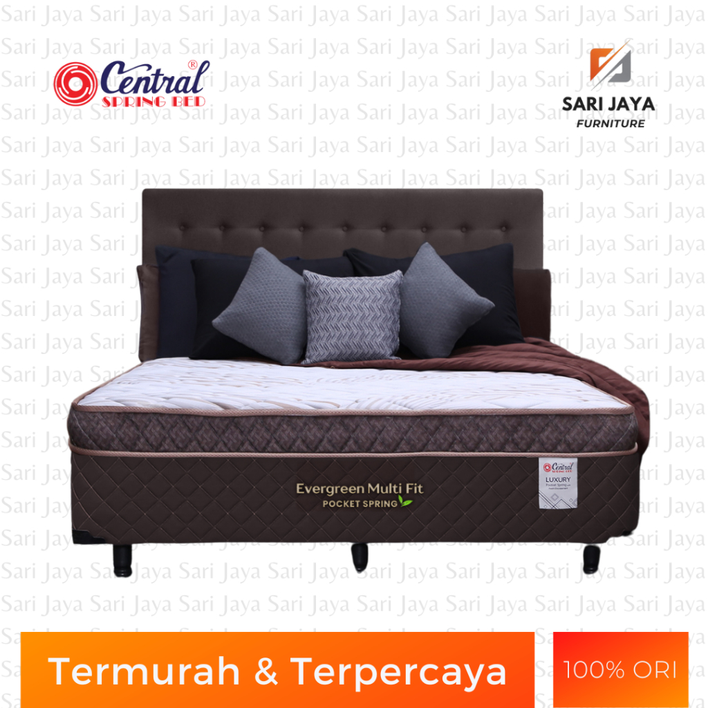 Spring Bed / Matras / Multi Bed / Kasur Central Multifit Multi Fit Pocket Spring