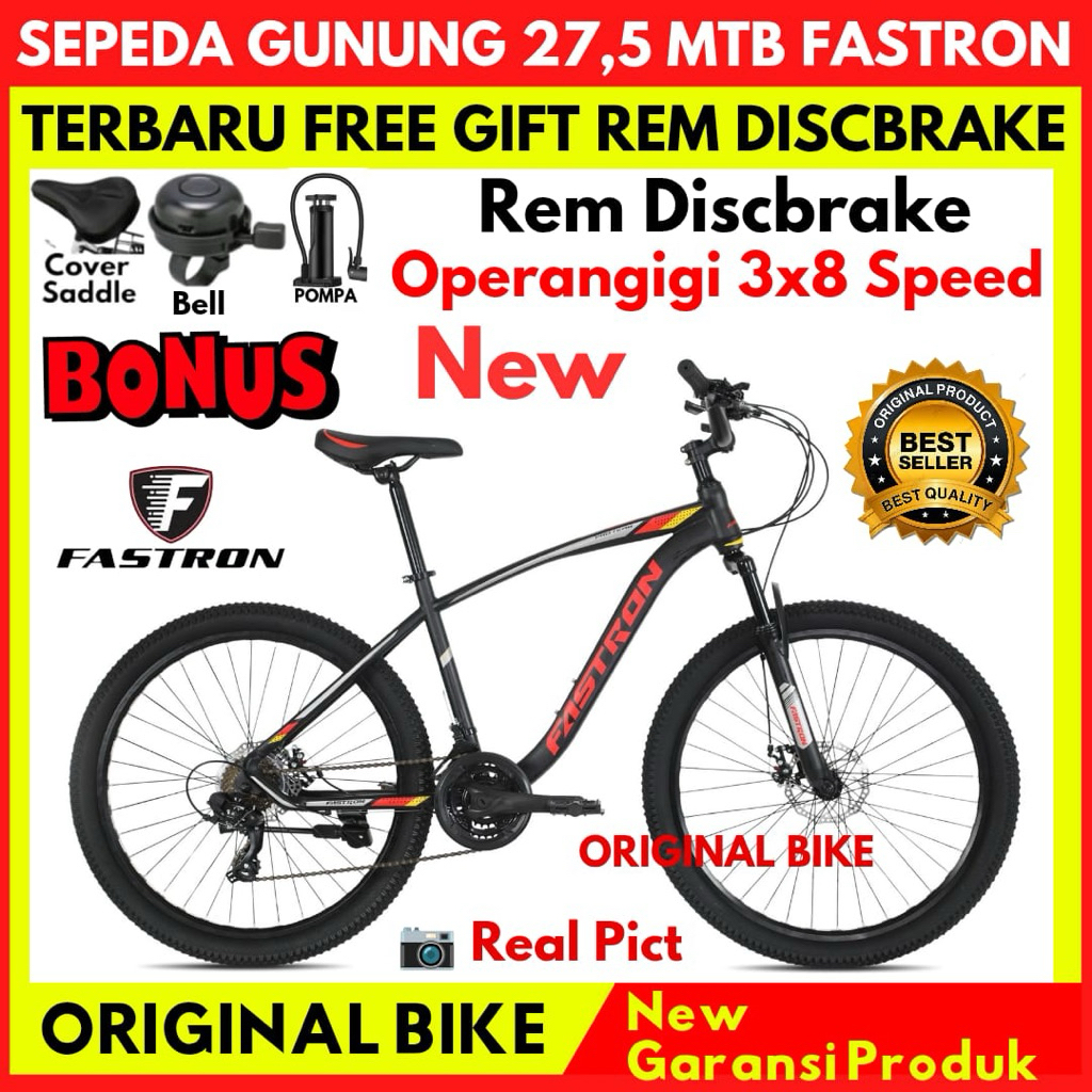 Sepeda Gunung 27.5 MTB FASTRON F-250 by Pacific terbaru