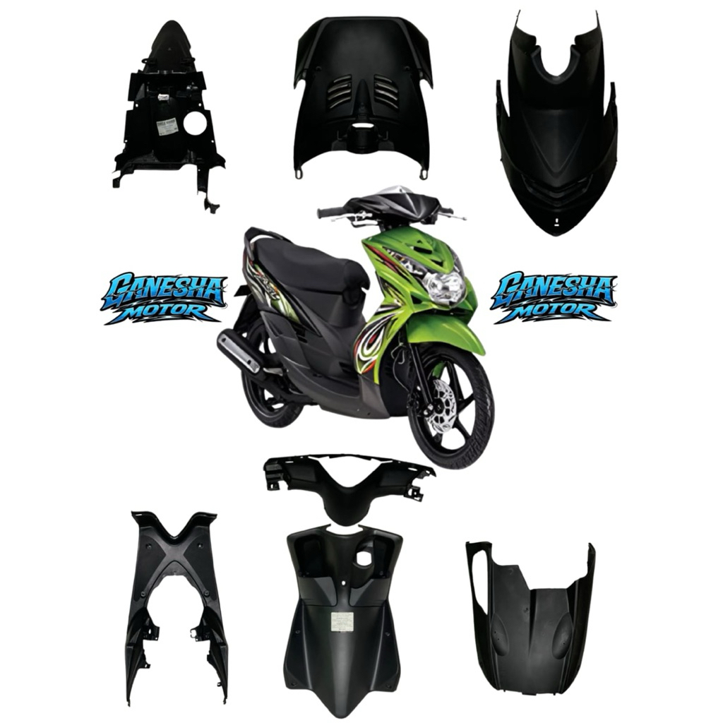 Full Set body kasar yamaha mio soul karbu / cover body kasar soul karbu old