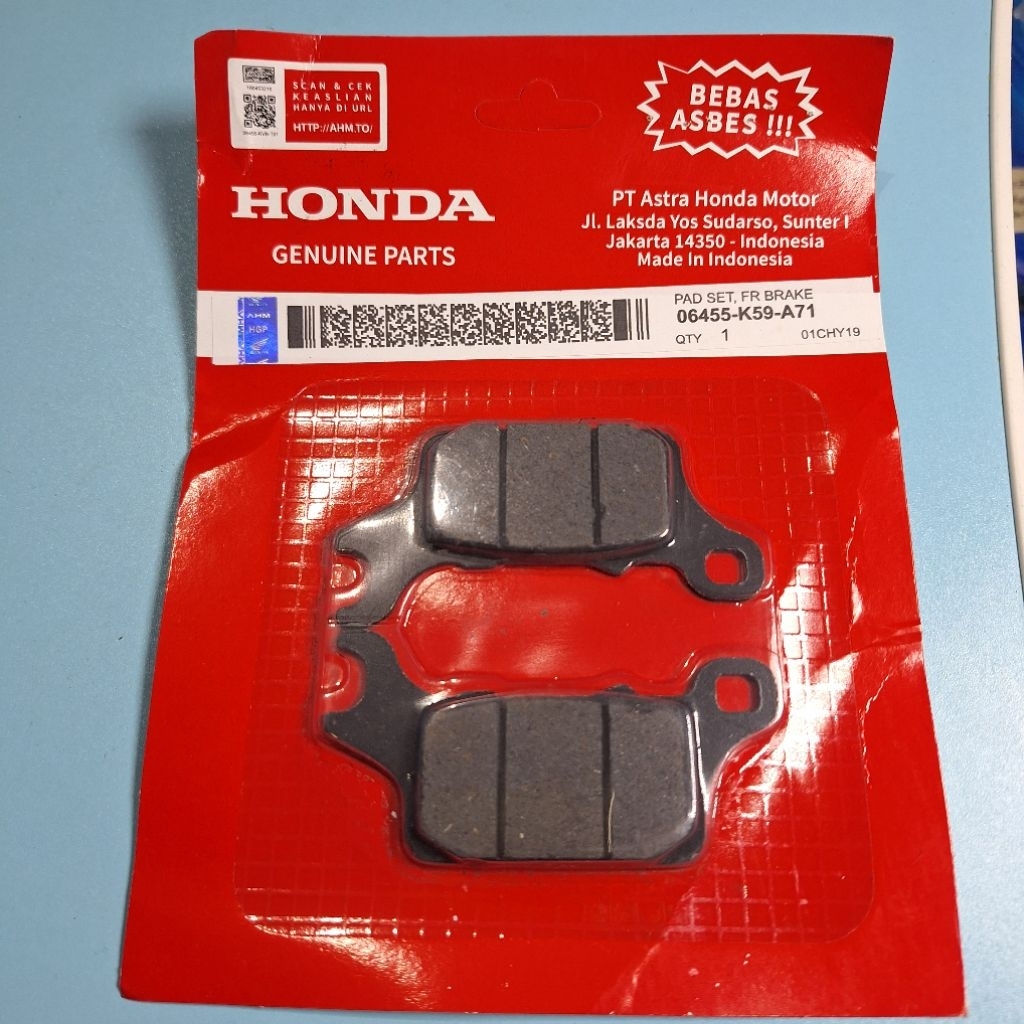 Kampas Rem Depan Honda Vario 150 160 Kaliper Tokico