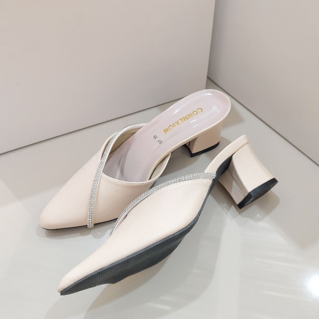 Sandal Pesta Wisuda Kondangan Fladeo hak 5cm kode MS brand matahari kekinian size 37-41