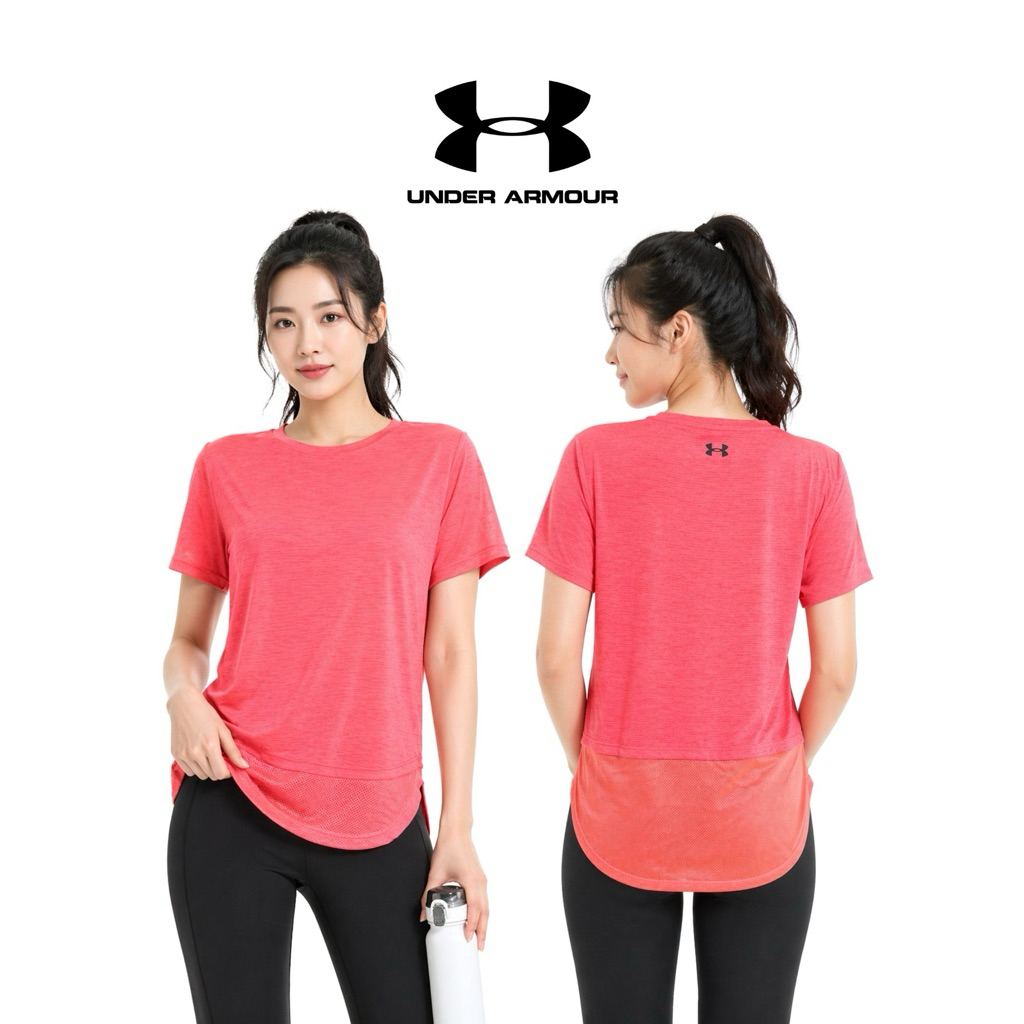 BAJU OLAHRAGA WANITA / BAJU LARI WANITA / KAOS GYM WANITA / DRY FIT UNDER ARMOUR