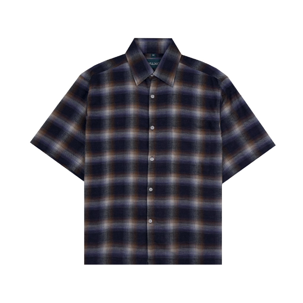 Dyllco Pedro - Boxy Checked Short Sleeve Shirt