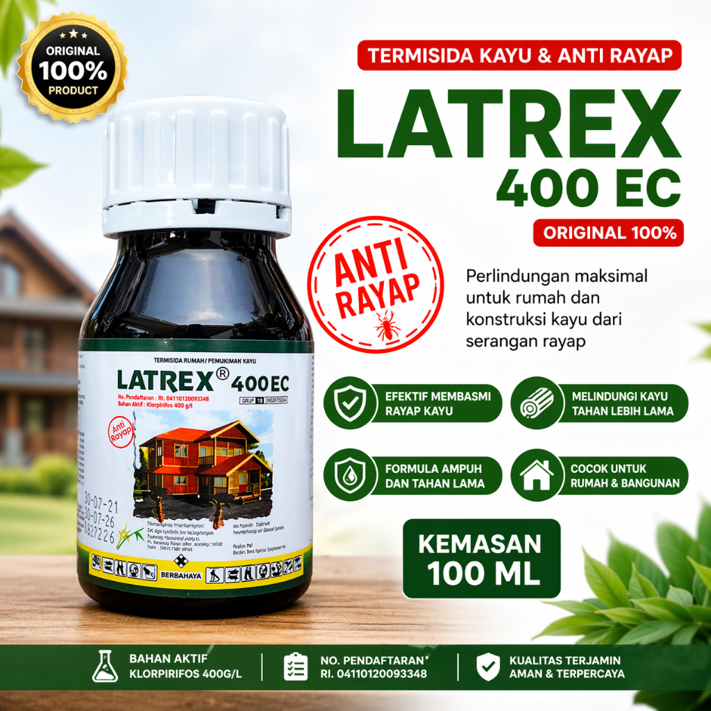 Anti Rayap Terminate / Latrex 100 ml Obat Rayap