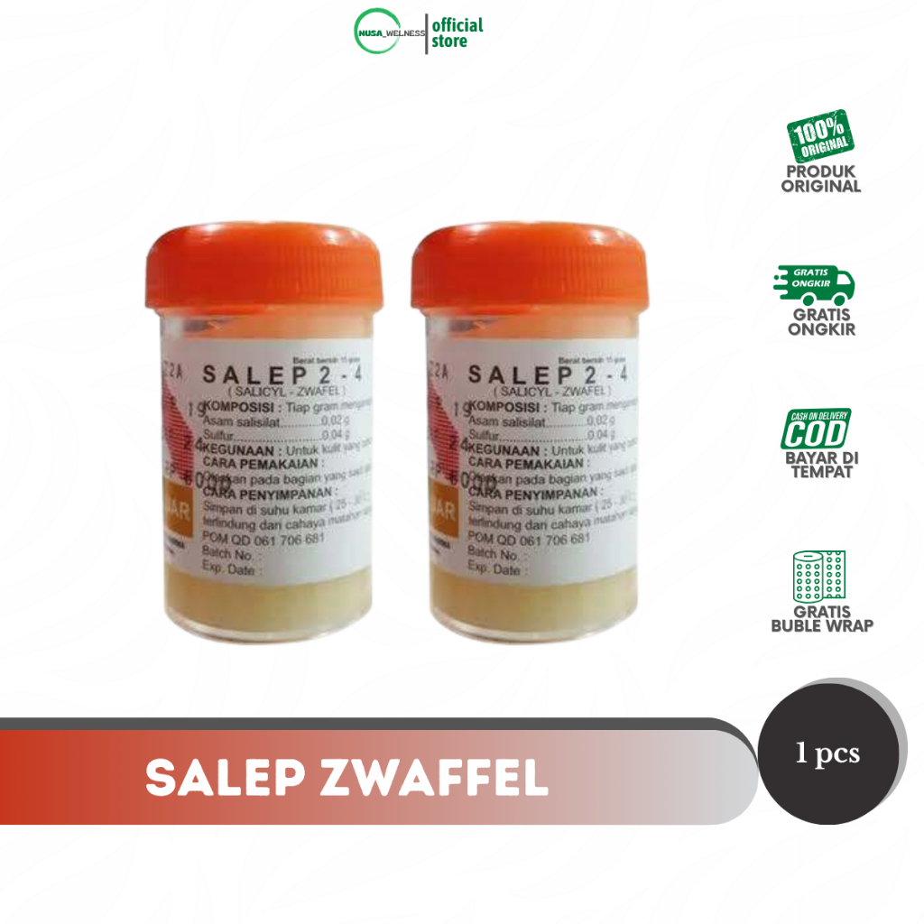 SALEP ZWAFFEL - SALEP 24 Salep Gatal Belerang Eksim iritasi kulit kudis kutu air
