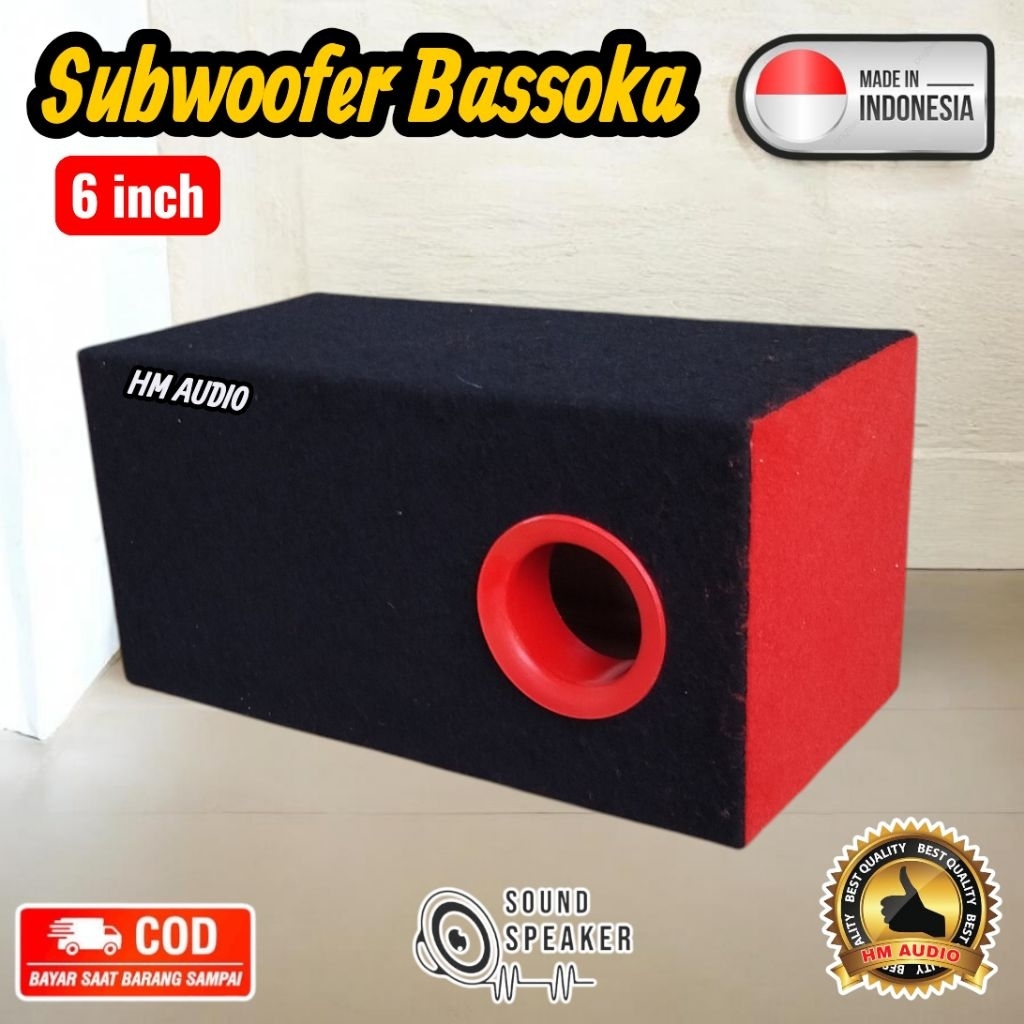 Subwofer Bazooka 6 inch Pasif Basoka 6 inch