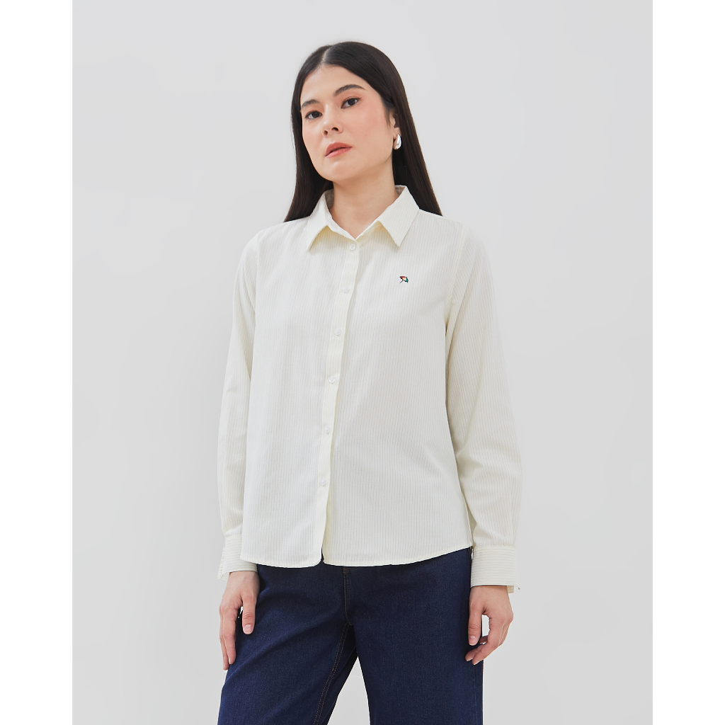 ARNOLD PALMER LADIES Kemeja Lengan Panjang Kuning Wanita - P-EBLF23-S5