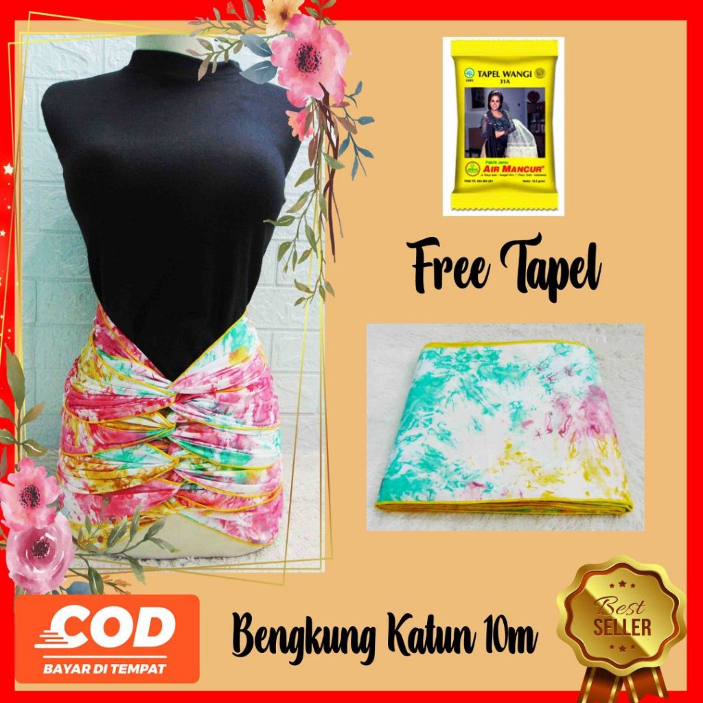 [FREE TAPEL]Bengkung Ibu melahirkan 10m /Bengkung kain /Bengkung Andien/ Belly binding /stagen tradi