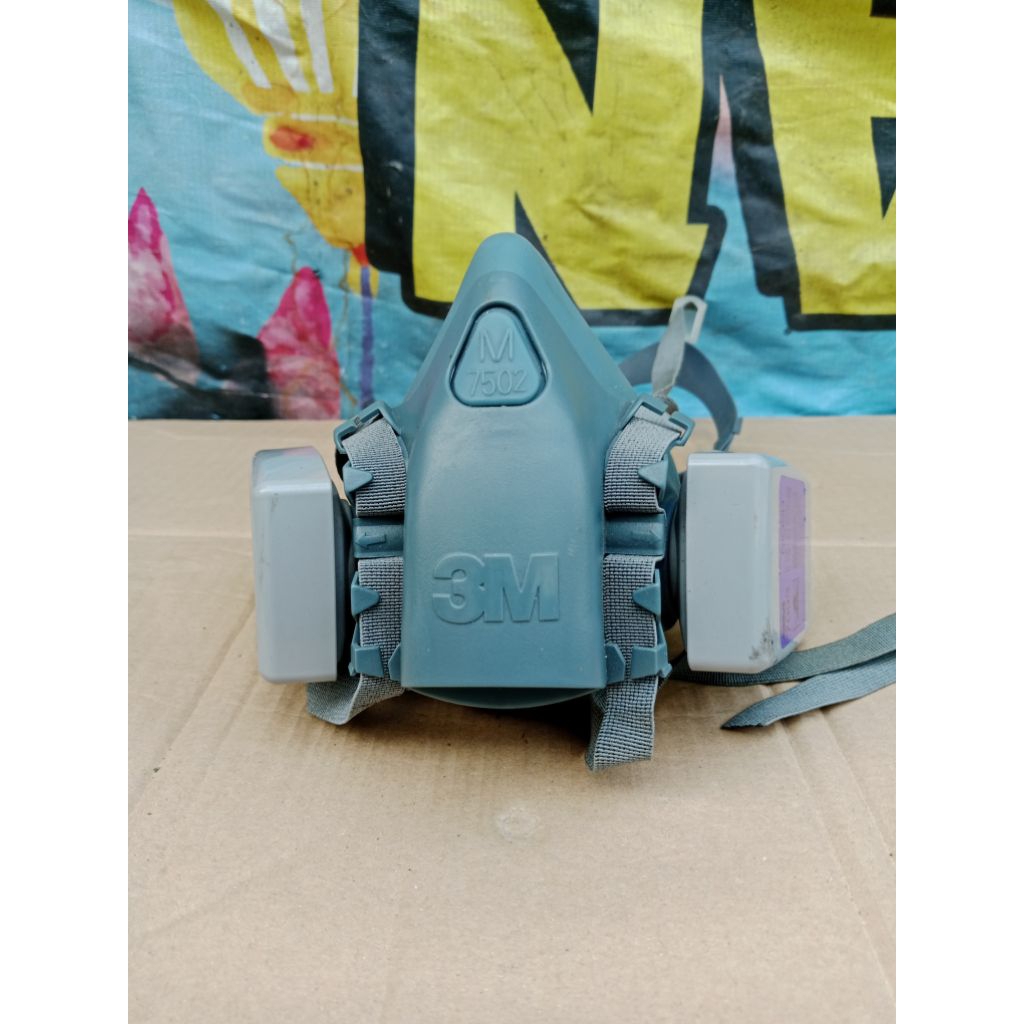 Masker 3M Original 3M - Masker 7502 + Cartridge 7093 P100 3M