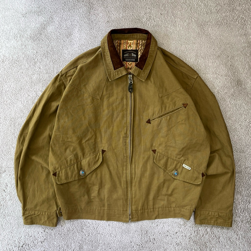M1ke Birnies Vtg Flight Jacket