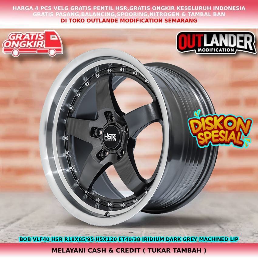 Velg Mobil Racing Model Te37 R18 Buat Bmw f30| Byd Seal| Landrover| Dll Tipe HSR BOB R18