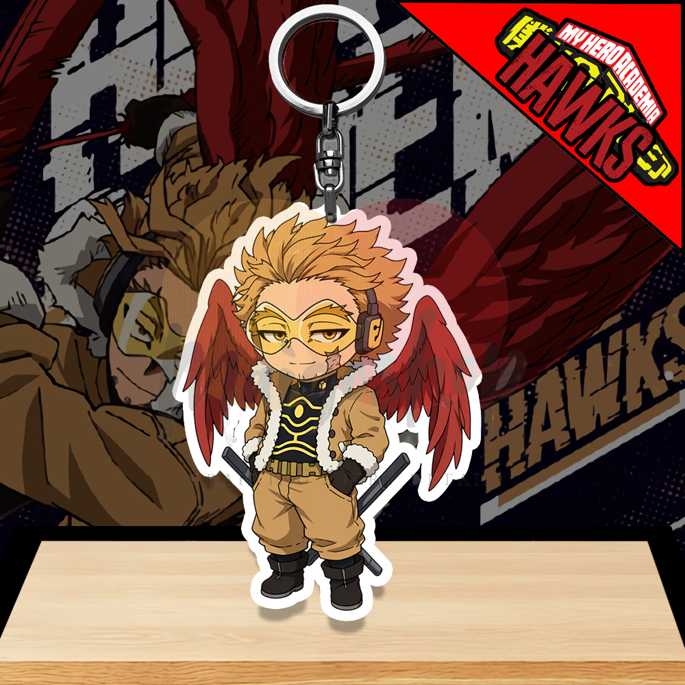 Gantungan Kunci Boku no Hero Academia - Hawks - Gantungan Kunci/HP - Keychain Acrylic