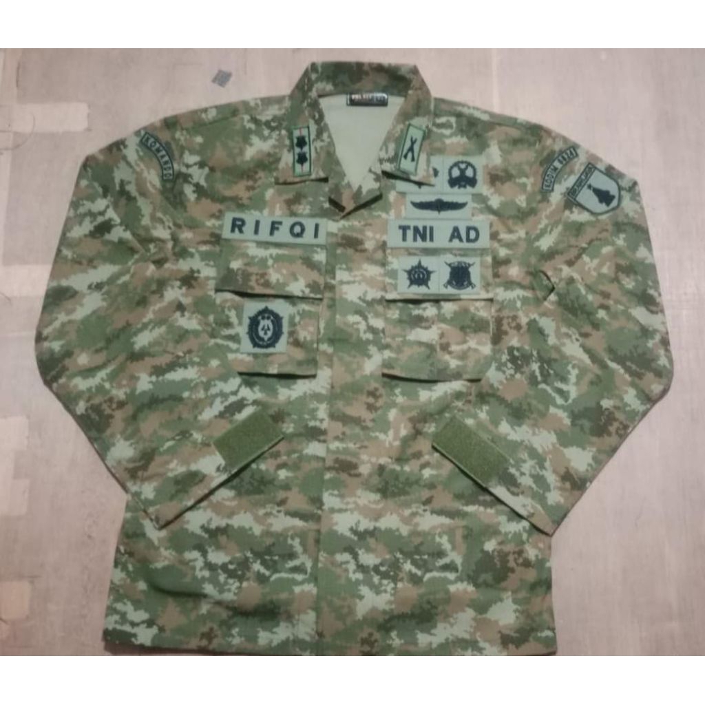 BAJU PDL TNI AD BARU SRITEX SAGE FULL PERKERAS