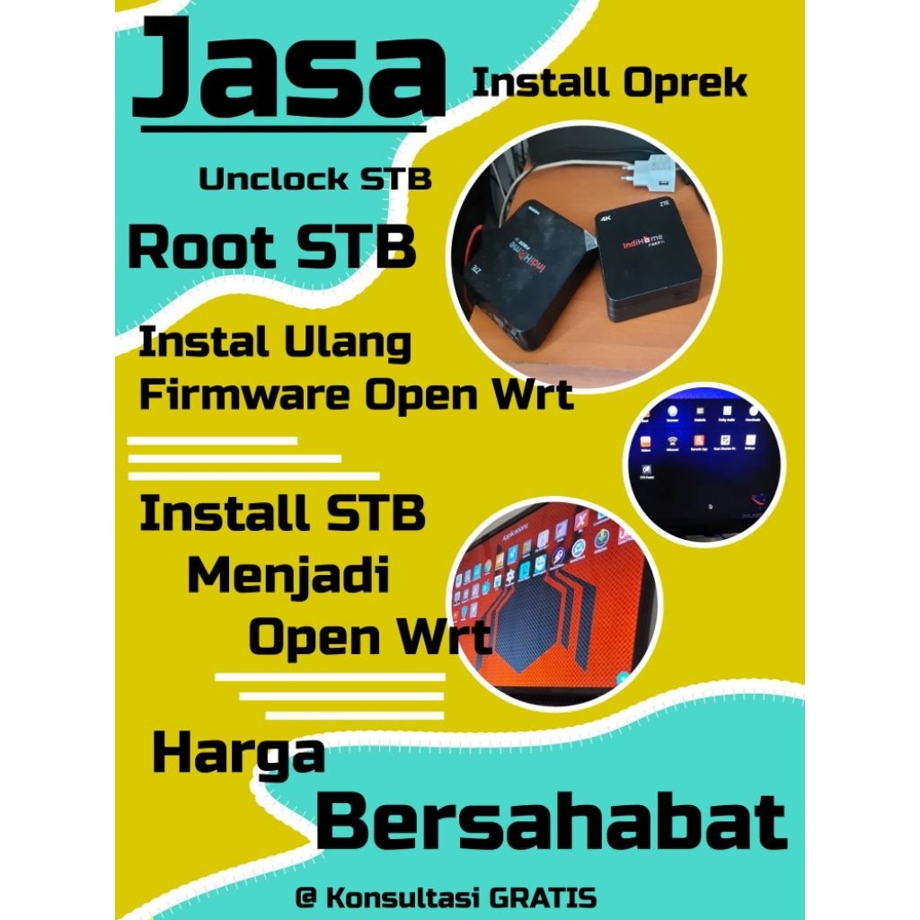 Jasa Oprek Unlock Root Stb B860h/Stb B760h/Stb HG680p/B860h V1 V2
