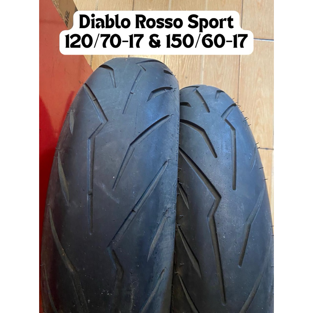 Pirelli Diablo Rosso Sport 120/70-17 & 150/60-17