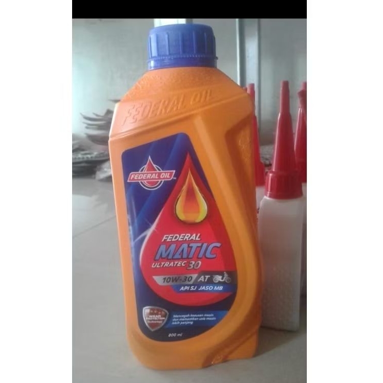 Oli Mesin Federal Matic Ultratec 800ml Buat Segala Motor Beat,vario110,Scoopy dll