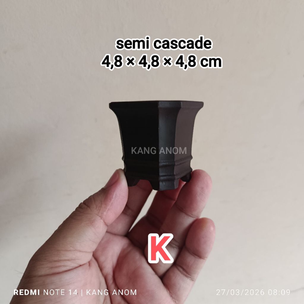pot bonsai minion keshitsubo/shito/mame bahan fiberglass