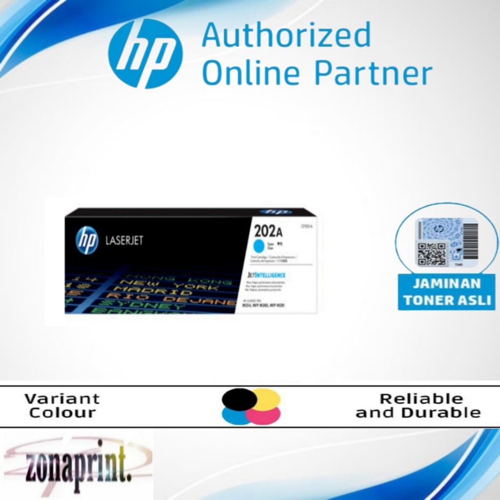 Toner HP 202A cyan CF501A original laserjet catridge