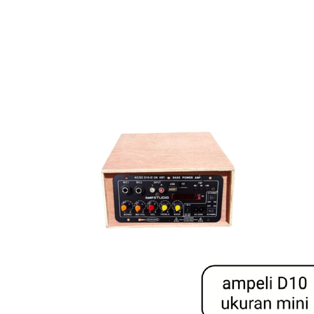 box power amplifier D10 miniatur rumah