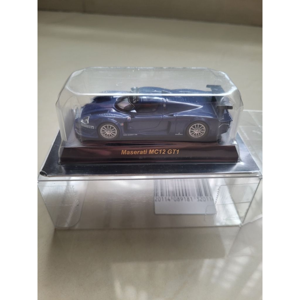 Kyosho 64 Maserati MC12 GT1 Blue