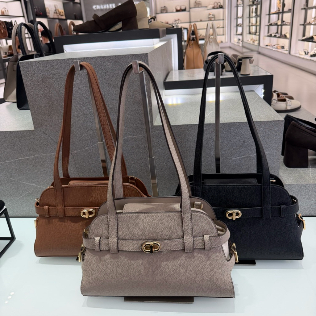 tas shoulder bag aubrielle belted ck