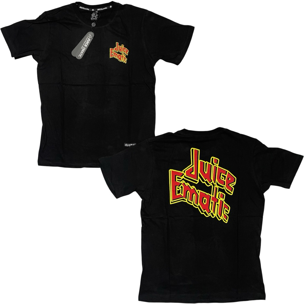 BAJU KAOS JUICE EMATIC HITAM GRADE ORIGINAL (BISA COD)