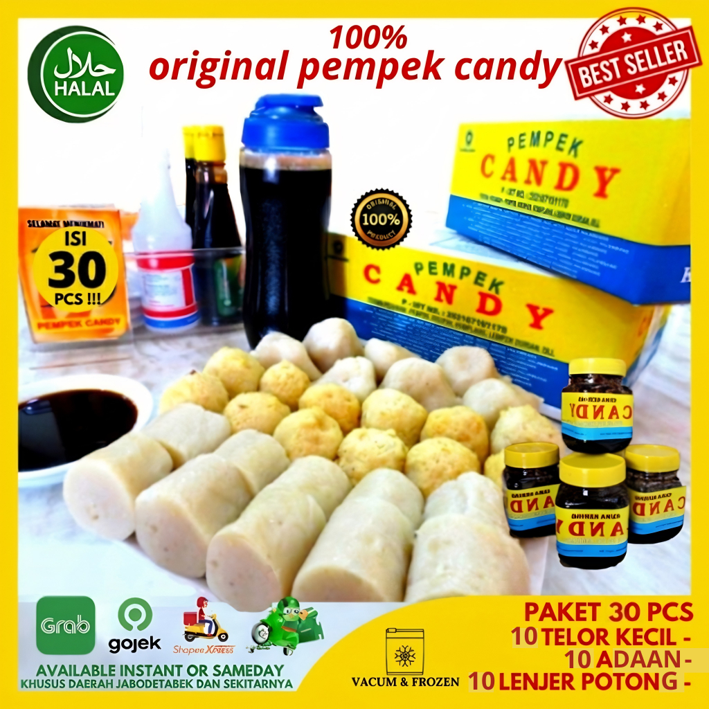 Pempek Candy Palembang Asli Paket C Empek Empek Mpek mpek
