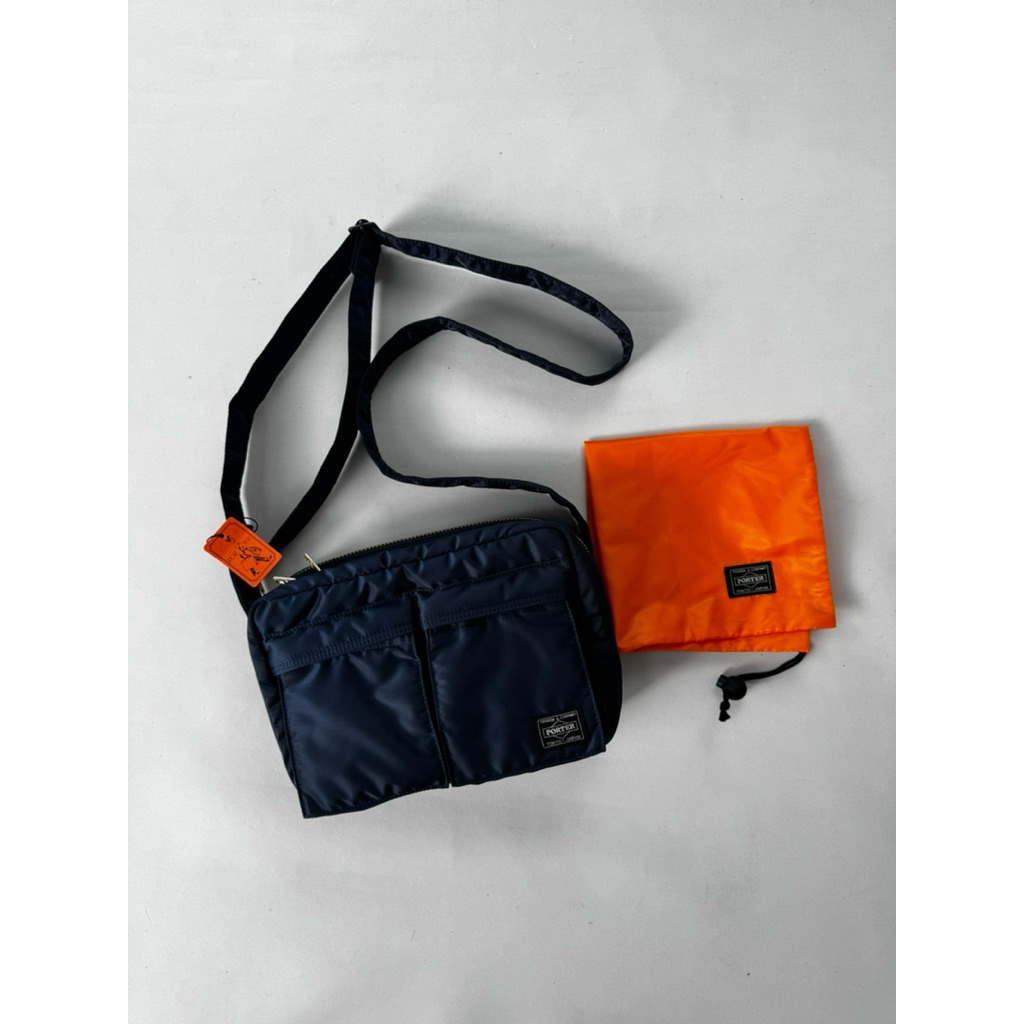 Porter Yoshida tanker shoulder bag S IRON BLUE