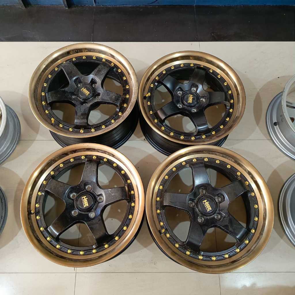 velg/pelek mobil second hsr ring17 baut5x114 cocok untuk hrv,cpander,crv,innova,dll